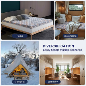 9-Layer High-Density Foam Mattress Topper