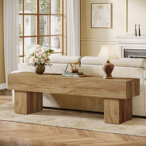 63-Inch Farmhouse TV Stand with Media Console Storage