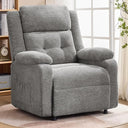 Oversized Power Recliner Chair with Electric Recline & Chenille Fabric