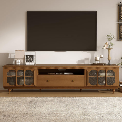 78.74" Mid-Century Modern TV Stand with Storage