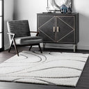 10x14 Modern Shag Area Rug – Abstract Polypropylene Indoor Rug