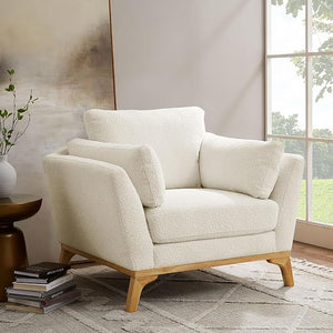 Oversized Accent Chair with Thick Cushion