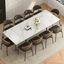 Extendable Sintered Stone Dining Table for 6–10 Seats