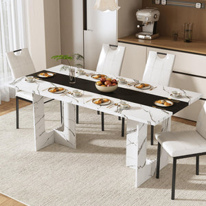 7-Piece Rectangular Dining Table & Chair Set