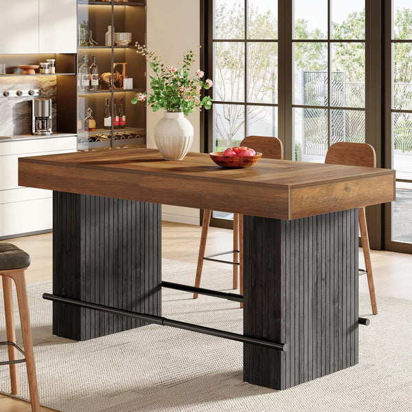 Counter Height Bar Dining Table 62.2"