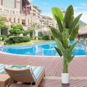 Artificial Bird of Paradise Tree – Tall Faux Floor Plant