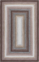 6ft Round Braided Indoor Outdoor Area Rug