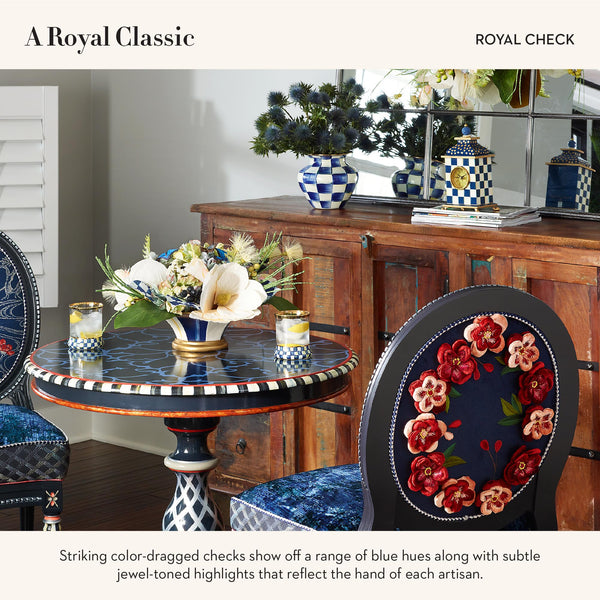 Royal Check Desk Clock