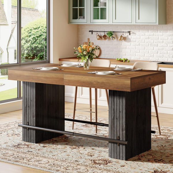 Counter Height Bar Dining Table 62.2"