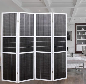 4-Panel 6ft Folding Room Divider