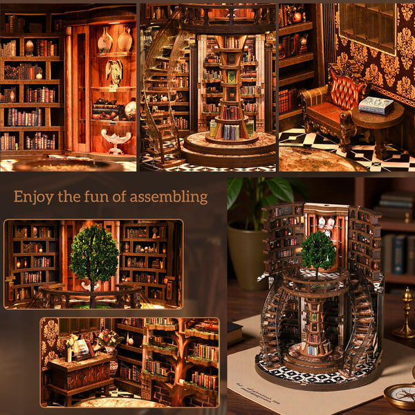Book Nook Kit with LED Light – Wisdom Rings