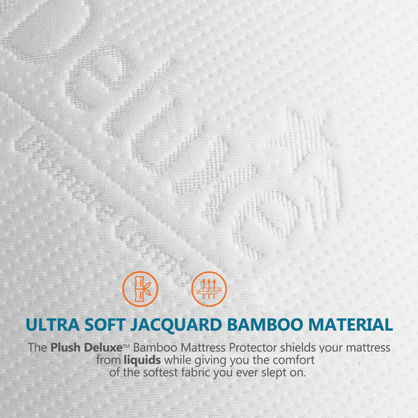 Waterproof Viscose Mattress Protector – Ultra Soft, Breathable & Noiseless