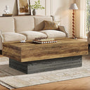 55-Inch Rectangle Wood Coffee Table