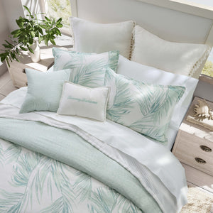 Tropical Comforter Bonus Set – Reversible Cotton Bedding with Shams & Throw Pillows