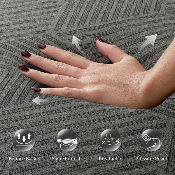 Gel Memory Foam Mattress – Multiple Sizes & Thickness Options