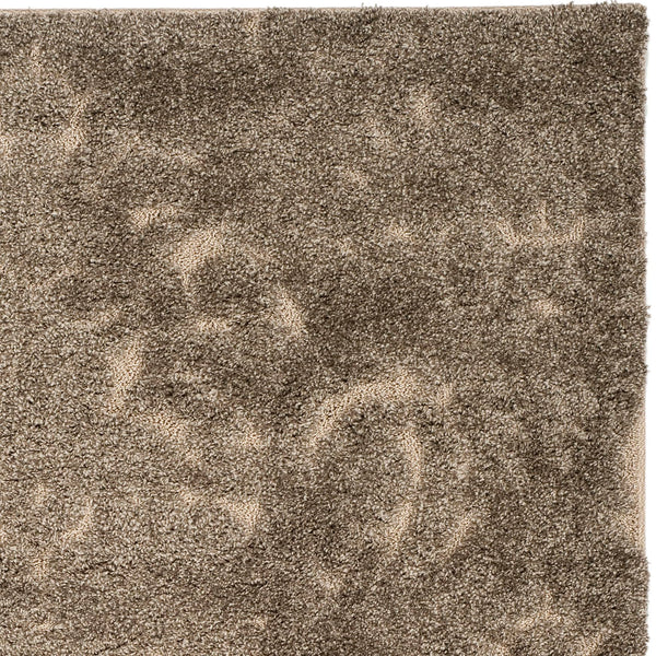 5'3" x 7'6" Shag Area Rug – Damask Design, Non-Shedding, 1.2-Inch Thick