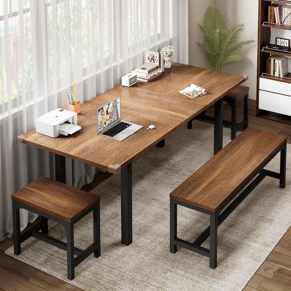 5-Piece Extendable Dining Table Set