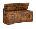 Extra Large Storage Chest Bench with Safety Hinges – 51.2" x 15.7" x 19.1"