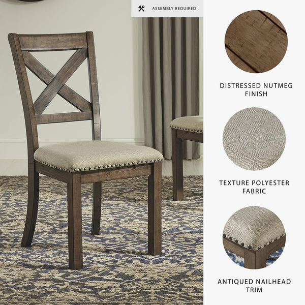 Upholstered Dining Room Chairs Set of 2