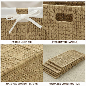 Wicker Storage Trunk with Lid