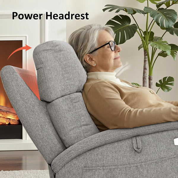 Power Lift Recliner Chair with Massage & Dual Heating