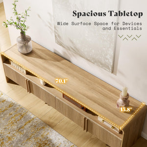 4-Piece Living Room Furniture Set – TV Stand, Coffee Table & 2 End Tables