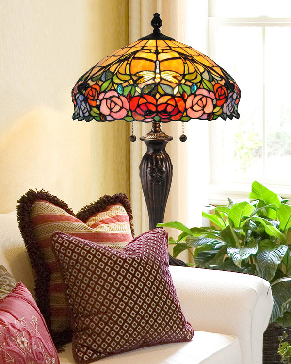 Zenia Rose Tiffany Table Lamp