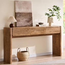 63" Farmhouse Console Table with 3 Drawers