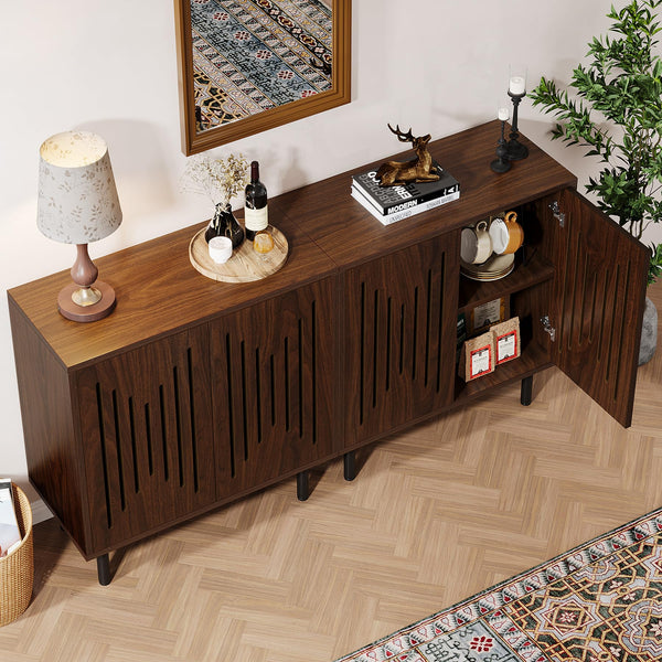 59" Sideboard Buffet Cabinet with Adjustable Shelves