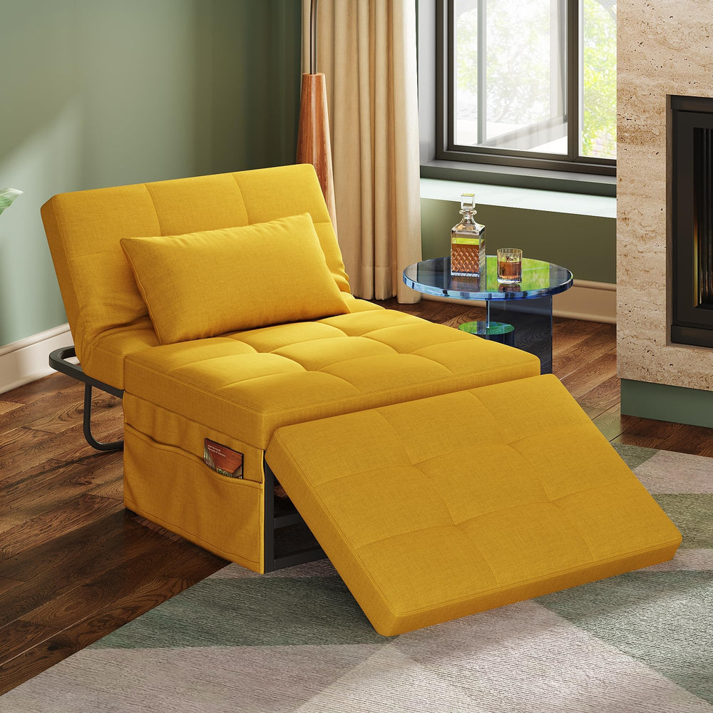 4-in-1 Convertible Folding Ottoman Sleeper Chair