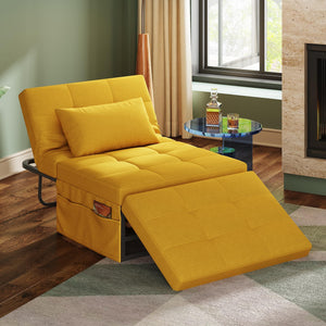 4-in-1 Convertible Folding Ottoman Sleeper Chair
