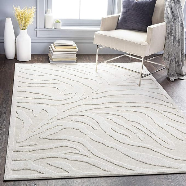 Zebra Outdoor Area Rug