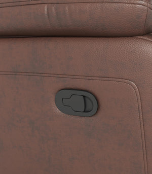 Manual Reclining Sofa with Drop-Down Table & Wireless Charger