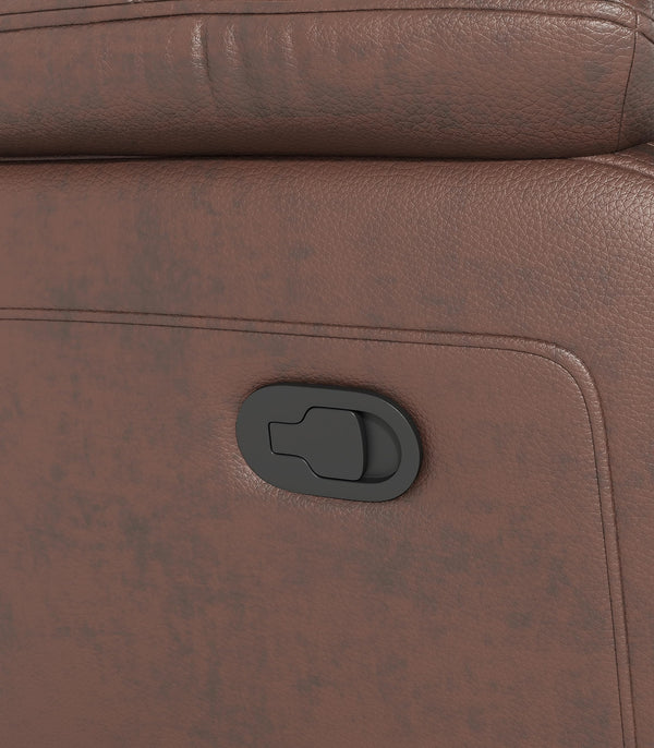 Manual Reclining Sofa with Drop-Down Table & Wireless Charger