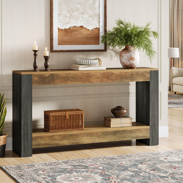 63-Inch Farmhouse Console Table
