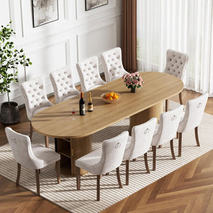 Extendable Dining Table Set with Chairs – 7, 9 & 11-Piece