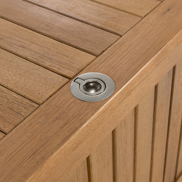 Outdoor Cushion Storage Deck Box with Bench Seat
