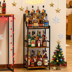 Trapezoidal Liquor Cabinet & Wine Rack