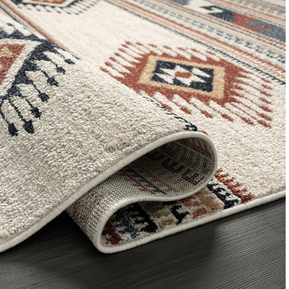 Multicolor Southwestern Tribal Area Rug