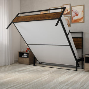 Space Saving Lift Bed with Headboard & Footboard