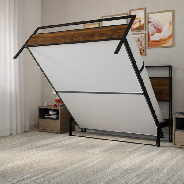 Space Saving Lift Bed with Headboard & Footboard