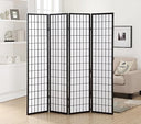 4-Panel Oriental Shoji Screen Room Divider