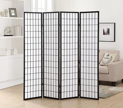 4-Panel Oriental Shoji Screen Room Divider