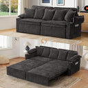 King Size Pull Out Sofa Bed – 3-in-1 Convertible Sleeper Sofa with Storage & USB Ports
