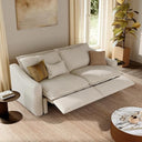 Power Reclining Loveseat – Velvet Modular Sofa with USB Ports