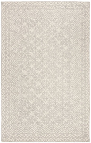Hand-Tufted Wool Area Rug 9' x 12' – Floral Blossom, Rectangular