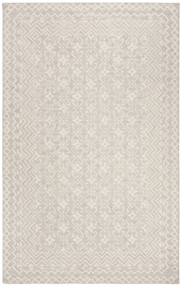 Hand-Tufted Wool Area Rug 9' x 12' – Floral Blossom, Rectangular