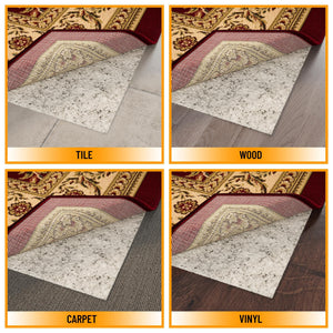 Non-Slip Felt & Rubber Rug Pad 7'8" x 11'