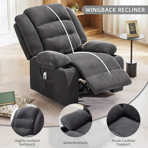Power Recliner Chair with Cup Holders