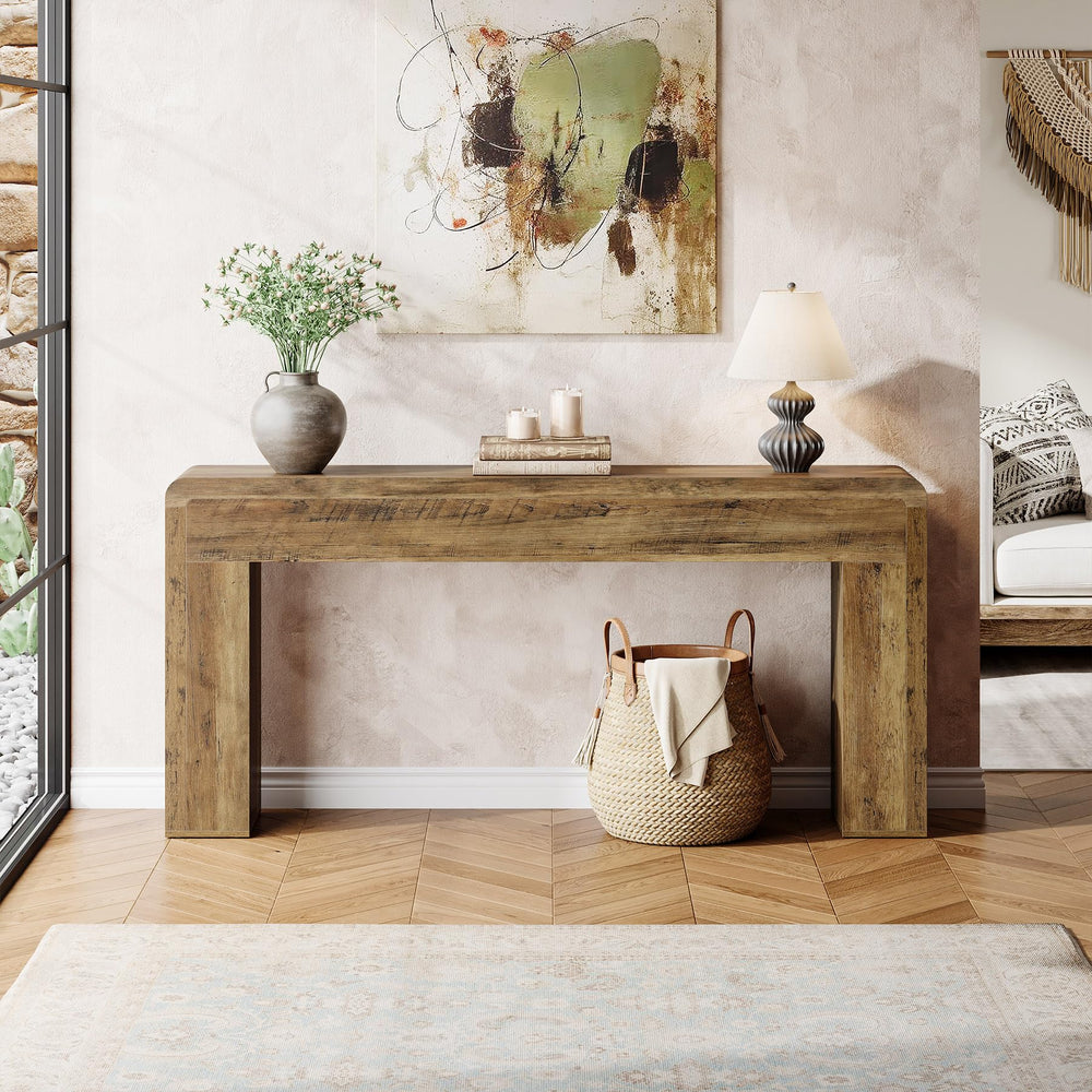 70.9-Inch Extra Long Console Table – Farmhouse Entryway Sofa Table